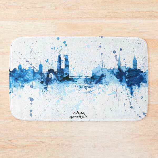 Item preview, Zurich Switzerland Skyline designed and sold by ArtPrints.