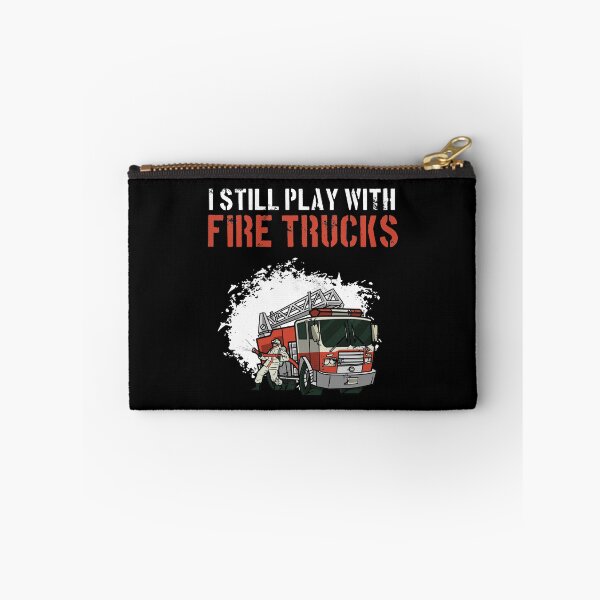Item preview, I Still Play With Fire Trucks Funny Firefighter Gift for Men designed and sold by 2blackcherries.