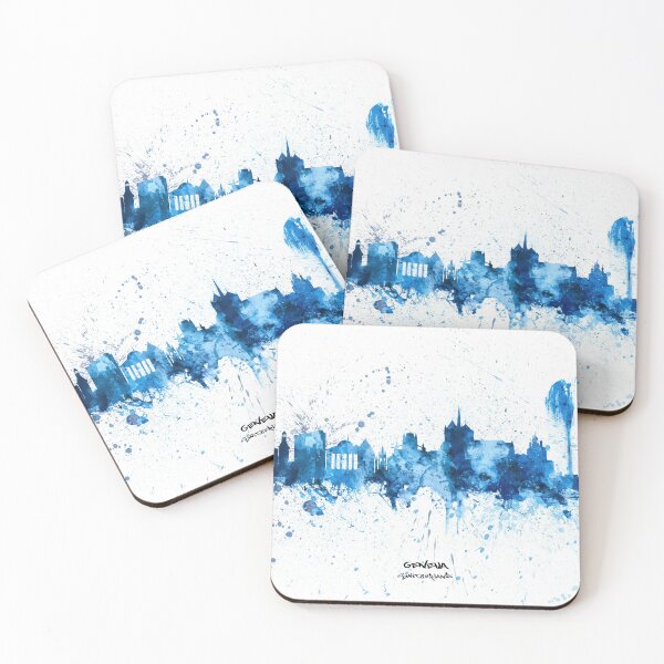 Item preview, Geneva Switzerland Skyline designed and sold by ArtPrints.