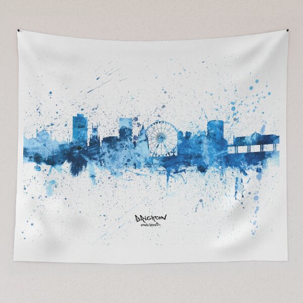 Item preview, Brighton England Skyline designed and sold by ArtPrints.