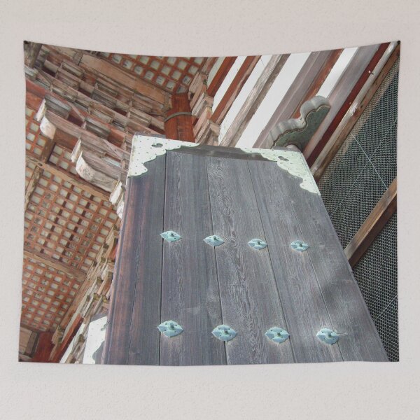 Item preview, ancient Japanese temple door designed and sold by bravescribbler.