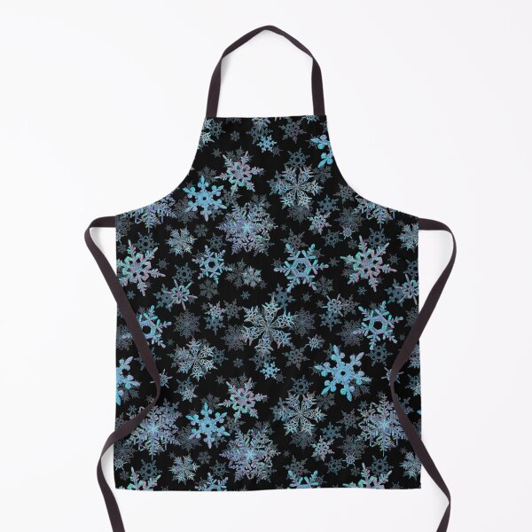 Item preview, Embroidered Snowflakes on dark designed and sold by IvaW.