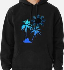 Tranquil Skies and Seas Pullover Hoodie