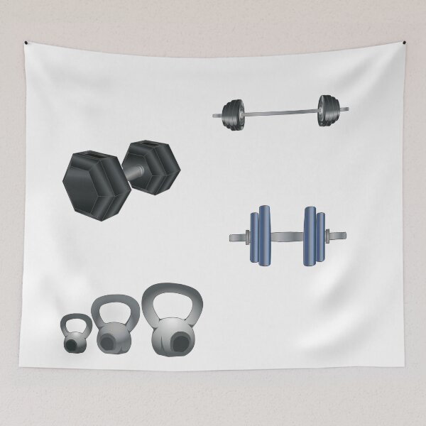 Item preview, Gym Sticker Pack - Gym Pattern  designed and sold by Dre Stone.
