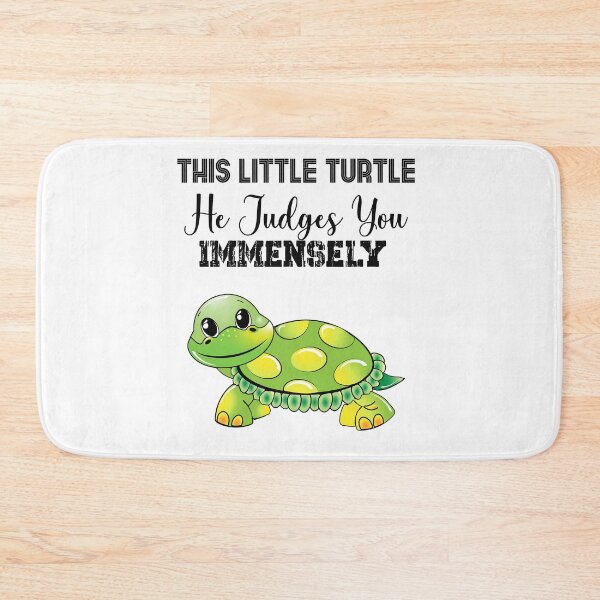 Item preview, This Little Turtle He Judges You Immensely Funny tiny turtle designed and sold by unique things.