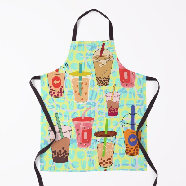 Item preview, Boba Milktea  Tshirt Tee Shirt Bubbles Cute Funny Kawaii Graphic Cartoony Design for Apparel Accessories Home Decor Skins Totes Bags Wall Art Stickers designed and sold by Rocbebe.