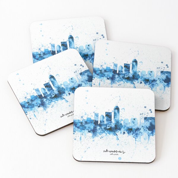 Artikelvorschau, Indianapolis Indiana Skyline entworfen und verkauft von ArtPrints.