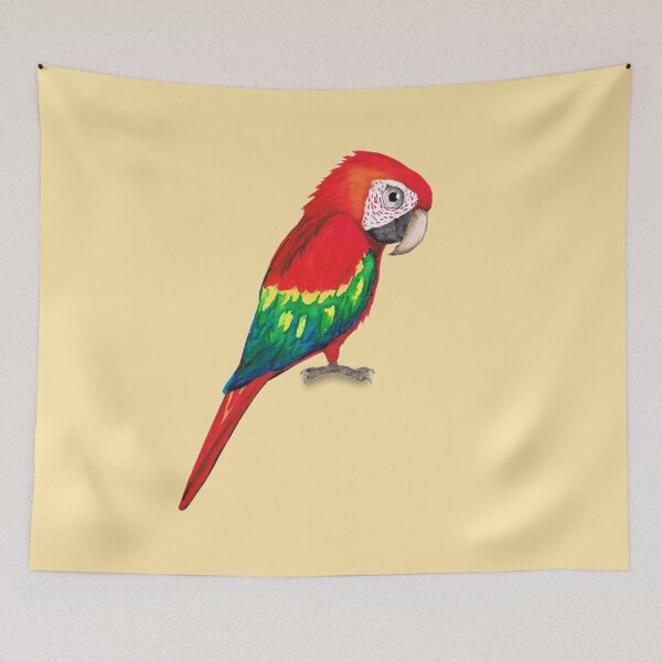 Item preview, Scarlet macaw designed and sold by Bwiselizzy.