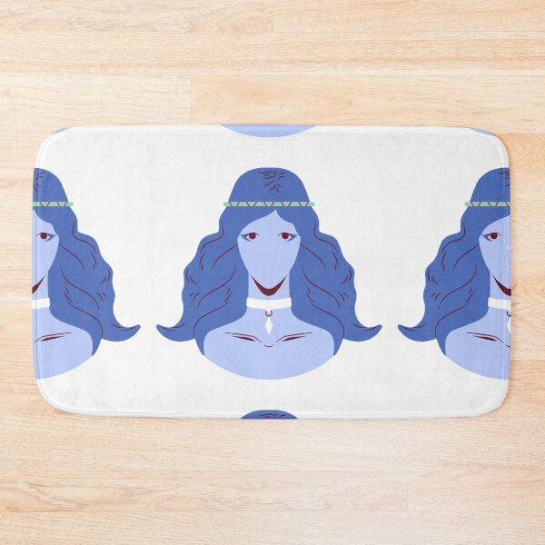 Item preview, My Blue Boho Girl - trendy color - designed and sold by Kha-oula.