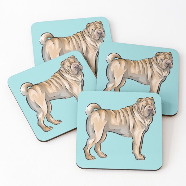 Item preview, Adorable Fawn Sharpei | Cute Dog Art designed and sold by shirinsart.