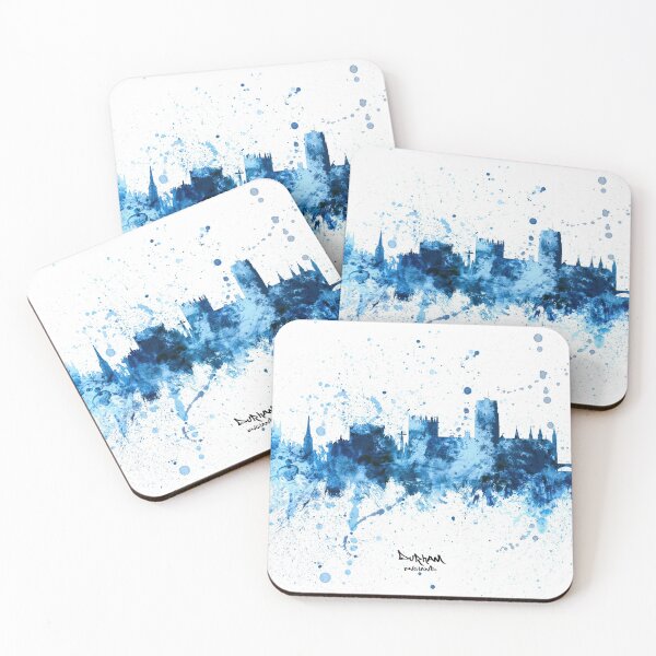 Item preview, Durham England Skyline Cityscape designed and sold by ArtPrints.