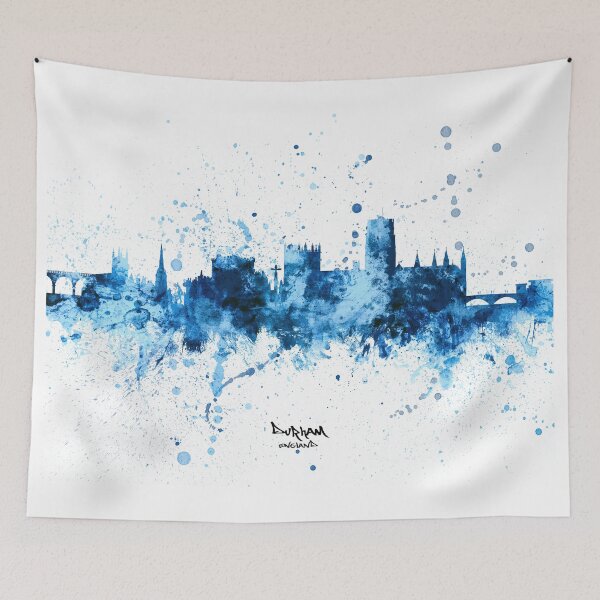 Item preview, Durham England Skyline Cityscape designed and sold by ArtPrints.