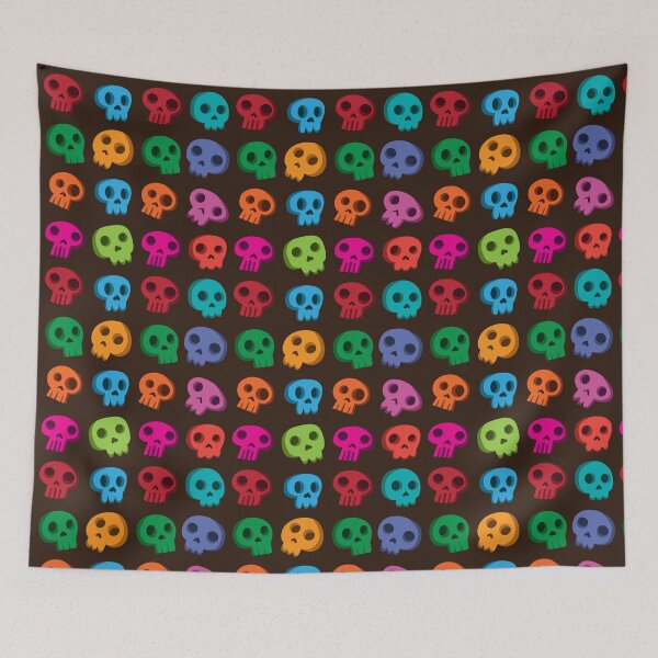 Item preview, Halloween Colorful Skulls Design designed and sold by Jandsgraphics.