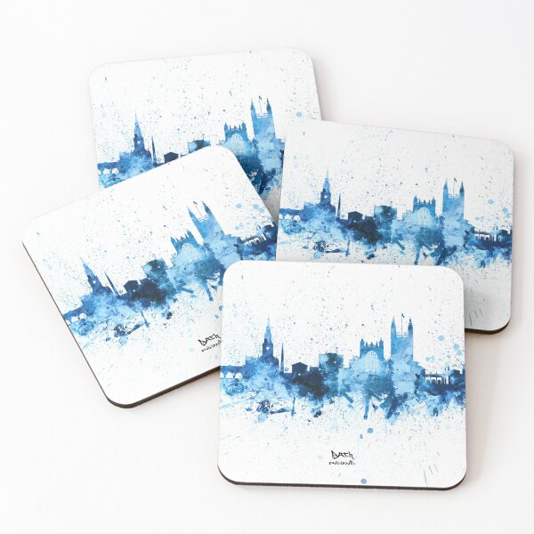 Item preview, Bath England Skyline Cityscape designed and sold by ArtPrints.