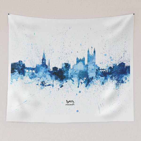 Item preview, Bath England Skyline Cityscape designed and sold by ArtPrints.