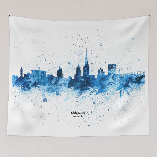 Item preview, Norwich England Skyline designed and sold by ArtPrints.