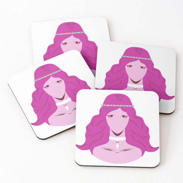Item preview, My Purple Boho Girl - trendy color - designed and sold by Kha-oula.