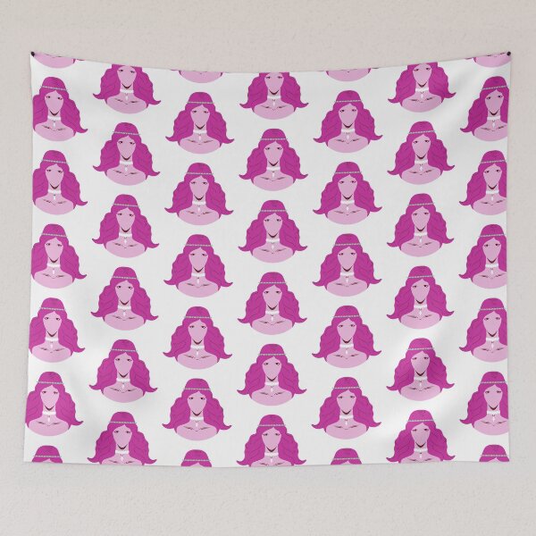 Item preview, My Purple Boho Girl - trendy color - designed and sold by Kha-oula.