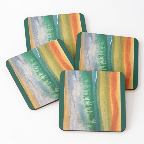 Item preview, Wet on wet watercolour stripes. designed and sold by Emma  Amies.