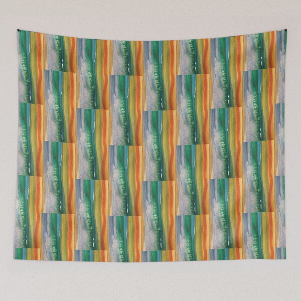 Item preview, Wet on wet watercolour stripes. designed and sold by Emma  Amies.