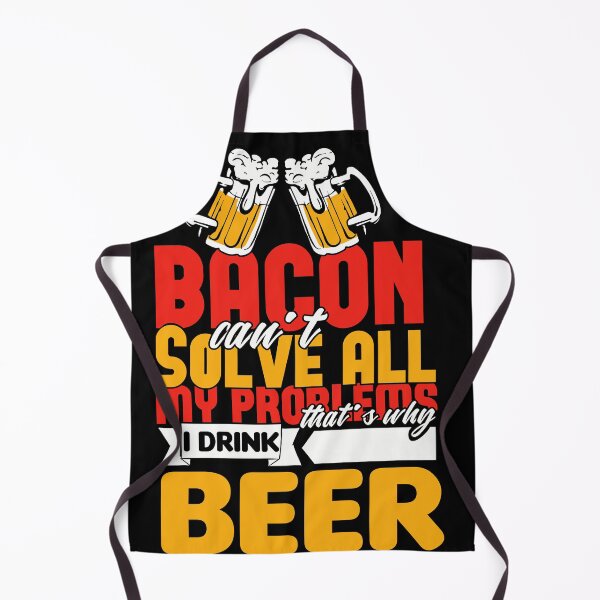 Item preview, Bacon beer drink eat funny shirt designed and sold by Grinover.