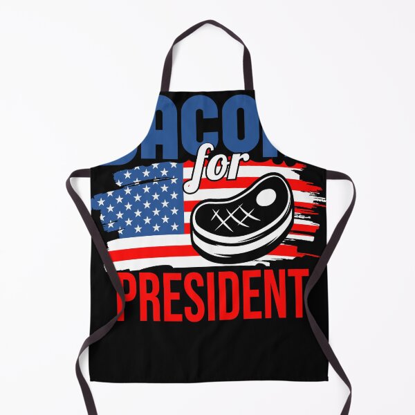 Item preview, Bacon for president shirt funny design designed and sold by Grinover.