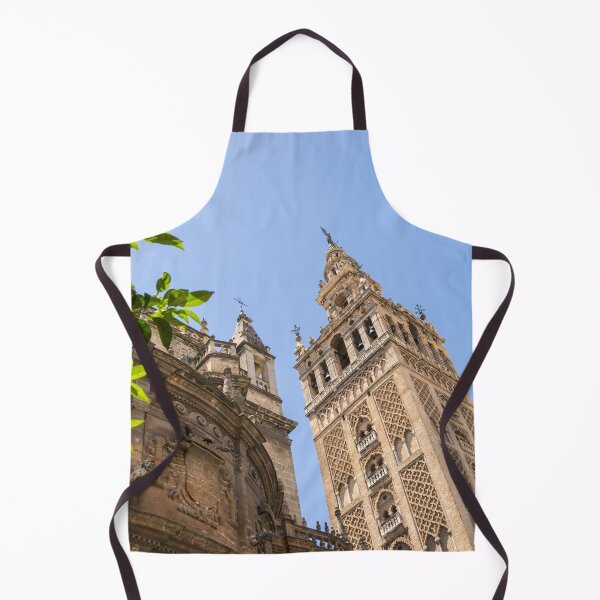 Artikelvorschau, La Giralda Glockenturm Umrahmt von Orangenbäumen - Inbegriff von Sevilla Andalusien Spanien entworfen und verkauft von Georgia Mizuleva.