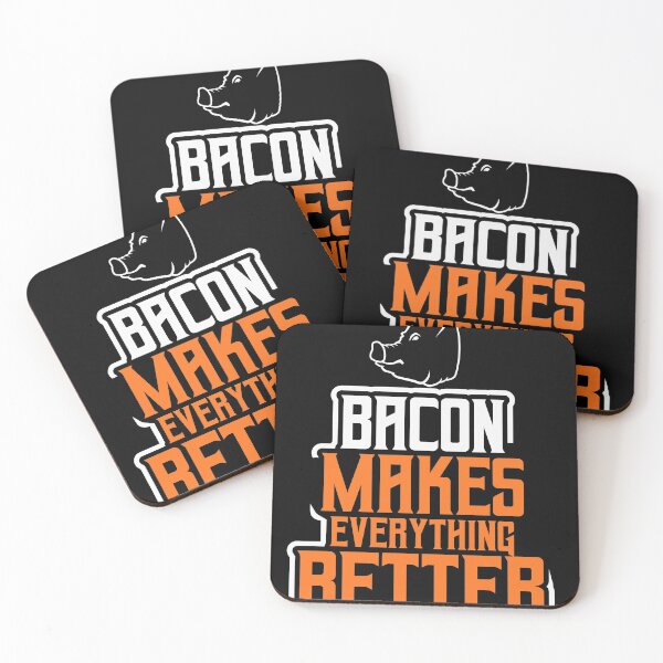 Item preview, Bacon Makes Everything Better Shirt Motif designed and sold by Grinover.