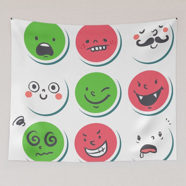 Item preview, Face expression sticker pack designed and sold by Midhuna.