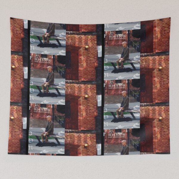 Item preview, San Francisco California - Mission - Man & Dog designed and sold by missioncreek.