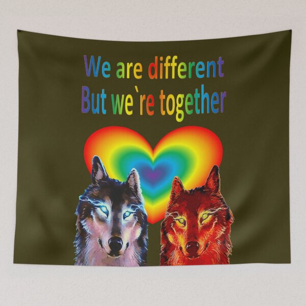 Item preview, We are different, but we together designed and sold by helenkaiy.