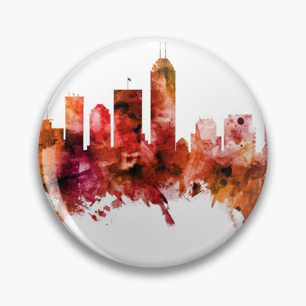 Artikelvorschau, Indianapolis Indiana Skyline entworfen und verkauft von ArtPrints.