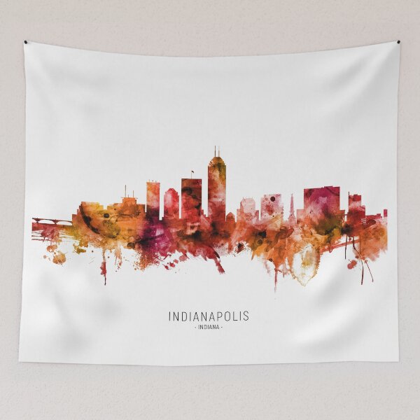 Item preview, Indianapolis Indiana Skyline designed and sold by ArtPrints.