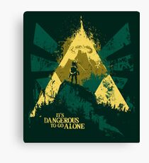 It's Dangerous To Go Alone Canvas Print