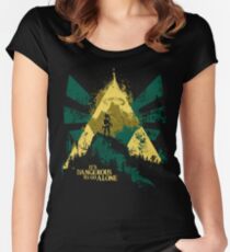 It's Dangerous To Go Alone Women's Fitted Scoop T-Shirt