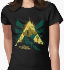 It's Dangerous To Go Alone Women's Fitted T-Shirt