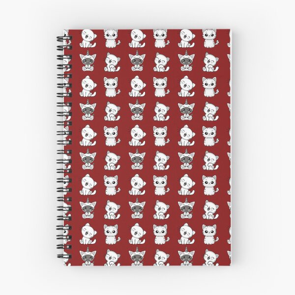 Item preview, Kawaii Cats (red background) designed and sold by BbCherryT.