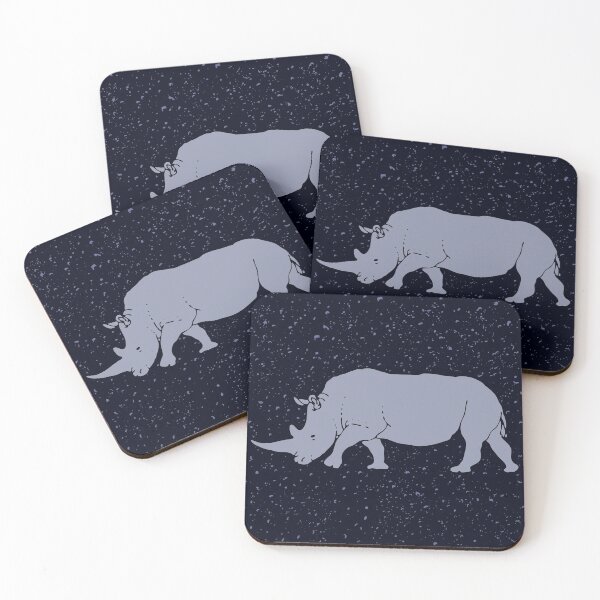 Item preview, Rhinoceros Slate Gray / Grey designed and sold by madtoyman.