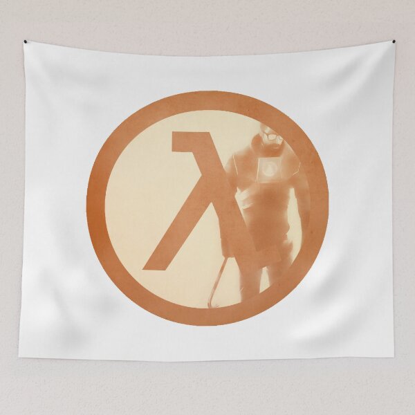 Item preview, Half-Life (Gordon Freeman Retro Style Logo) designed and sold by Hubbleteer.