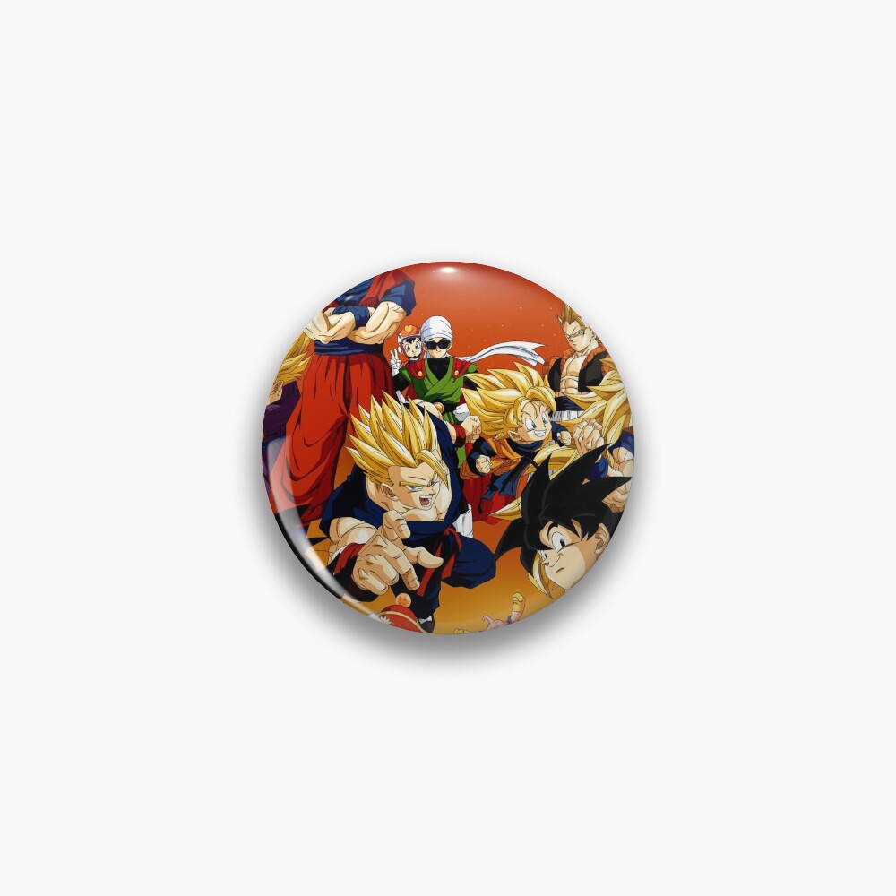 "Dragon Ball Z" Pin for Sale by andynahuel Redbubble