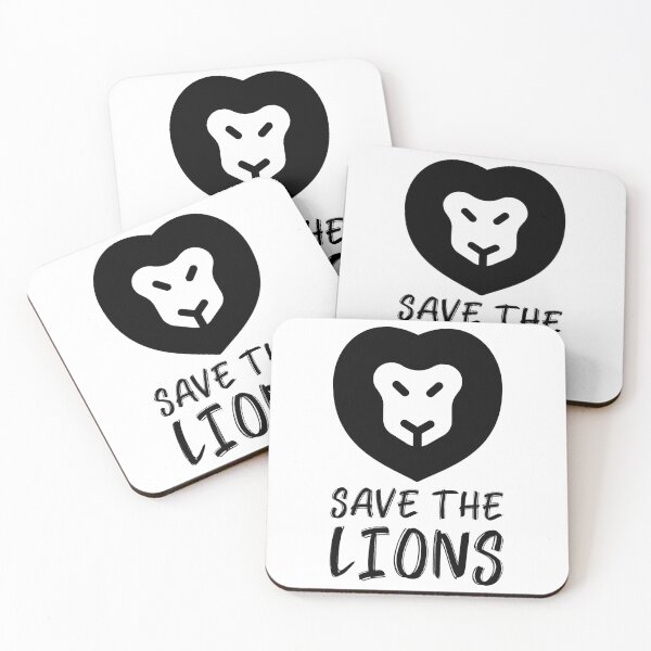 Item preview, Save the Lions Cute Lion Head designed and sold by javes93.