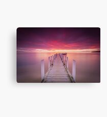 Safety Beach Sunset Canvas Print