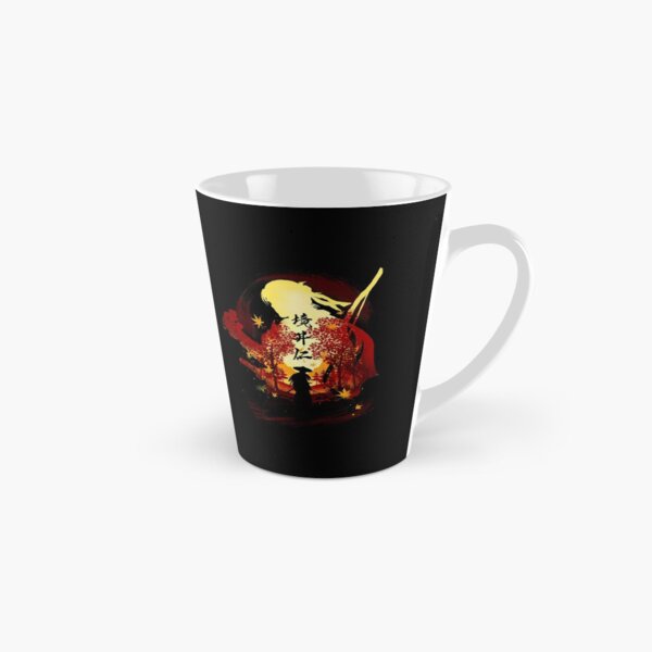 Bushido Samurai Mug India ink painting kedamonodamono TARUW Made in Japan 