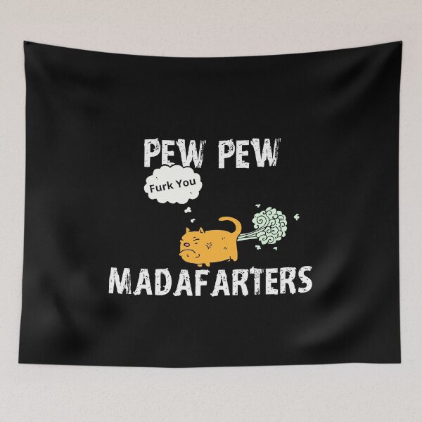 Item preview, Pew Pew Madafarters - Fartin' Cat designed and sold by Trucutruh.