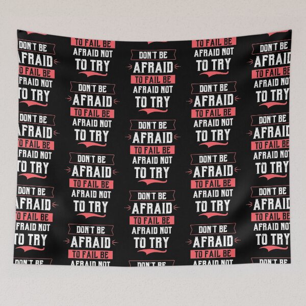 Item preview, Don't Be Afraid To Fail - Inspirational quote designed and sold by DiogoCalheiros.