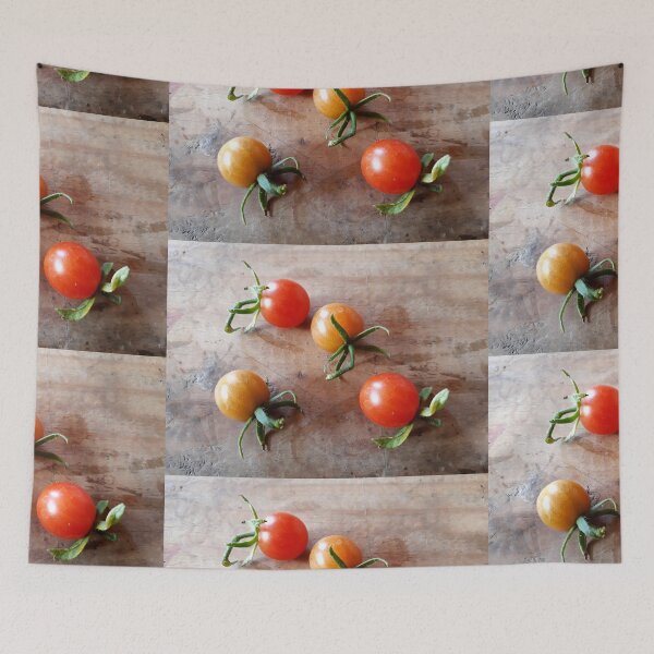 Item preview, Cocktail Tomatoes on Wood Background designed and sold by Beachy.