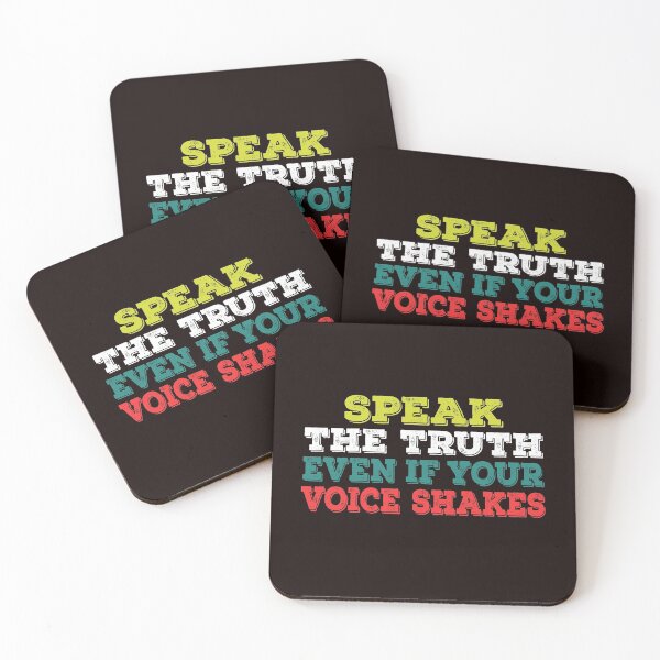 Item preview, speak the truth even if your voice shakes t shirt  designed and sold by Majesticoo.