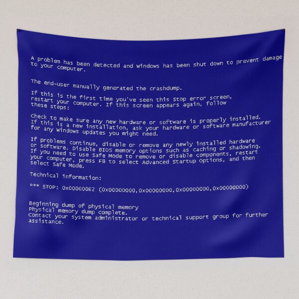 Item preview, Blue Screen of Death designed and sold by simpleones.
