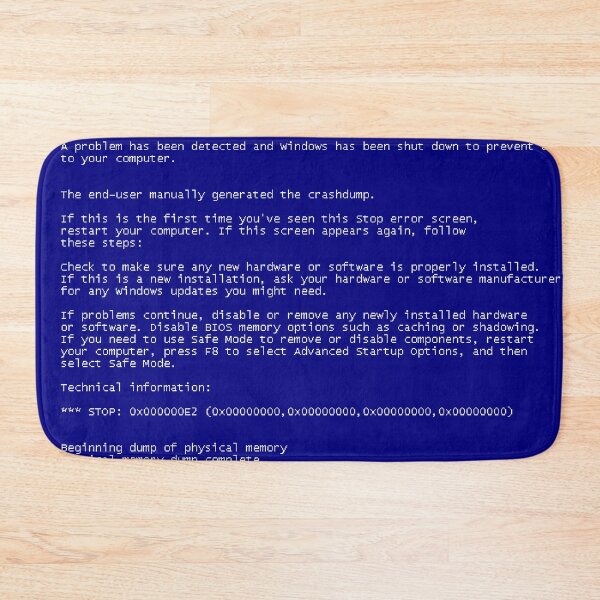 Item preview, Blue Screen of Death designed and sold by simpleones.