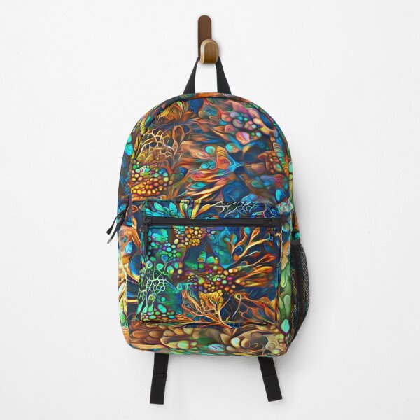 Item preview, Fantasy floral abstract digital painting designed and sold by blackhalt.